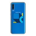 Полупрозрачный дизайнерский пластиковый чехол для Samsung Galaxy A50 Абстракции 3