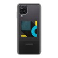 Полупрозрачный дизайнерский пластиковый чехол для Samsung Galaxy A12 Абстракции 3