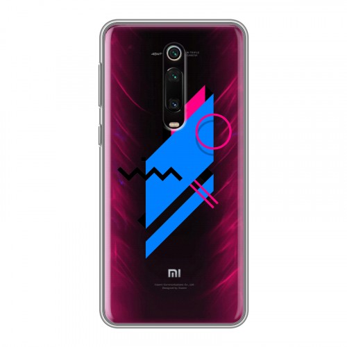 Полупрозрачный дизайнерский силиконовый чехол для Xiaomi RedMi K20 Абстракции 3