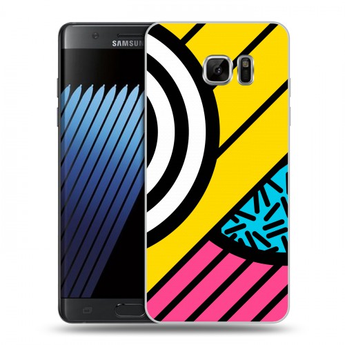Дизайнерский пластиковый чехол для Samsung Galaxy Note 7 Абстракции 3