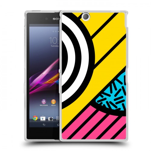 Дизайнерский пластиковый чехол для Sony Xperia Z Ultra  Абстракции 3