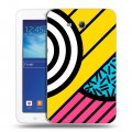 Дизайнерский силиконовый чехол для Samsung Galaxy Tab 3 Lite Абстракции 3
