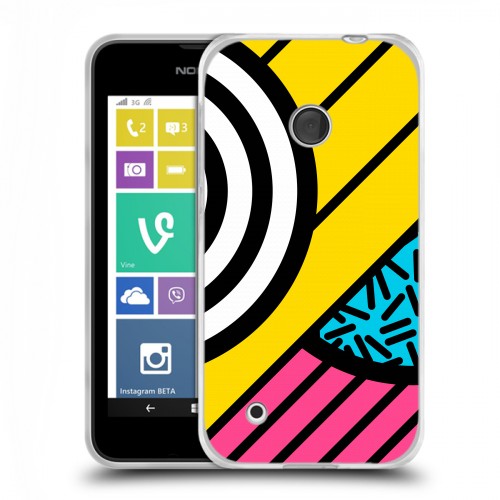 Дизайнерский пластиковый чехол для Nokia Lumia 530 Абстракции 3
