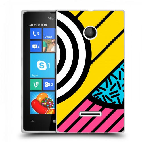 Дизайнерский пластиковый чехол для Microsoft Lumia 435 Абстракции 3