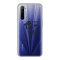 Полупрозрачный дизайнерский силиконовый чехол для Realme 6 Абстракции 3