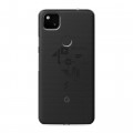 Полупрозрачный дизайнерский пластиковый чехол для Google Pixel 4a Абстракции 3