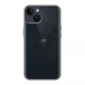 Полупрозрачный дизайнерский пластиковый чехол для Iphone 14 Абстракции 3