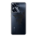 Полупрозрачный дизайнерский силиконовый чехол для Realme C55 Абстракции 3