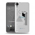 Полупрозрачный дизайнерский пластиковый чехол для HTC Desire 530 Абстракции 1