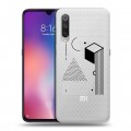 Полупрозрачный дизайнерский силиконовый с усиленными углами чехол для Xiaomi Mi9 Абстракции 1