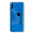 Полупрозрачный дизайнерский пластиковый чехол для Samsung Galaxy A50 Абстракции 1