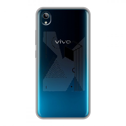 Полупрозрачный дизайнерский силиконовый чехол для Vivo Y91C Абстракции 1