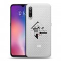 Полупрозрачный дизайнерский силиконовый с усиленными углами чехол для Xiaomi Mi9 Абстракции