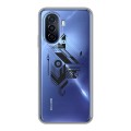 Полупрозрачный дизайнерский пластиковый чехол для Huawei Nova Y70 Абстракции 3