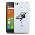 Полупрозрачный дизайнерский пластиковый чехол для Xiaomi Mi4S Абстракции 3