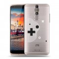 Полупрозрачный дизайнерский пластиковый чехол для ZTE Axon Mini Абстракции 1