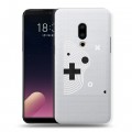 Полупрозрачный дизайнерский пластиковый чехол для Meizu 15 Plus Абстракции 1