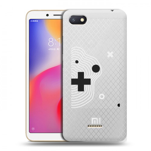 Полупрозрачный дизайнерский пластиковый чехол для Xiaomi RedMi 6A Абстракции 1