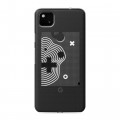 Полупрозрачный дизайнерский пластиковый чехол для Google Pixel 4a Абстракции 1