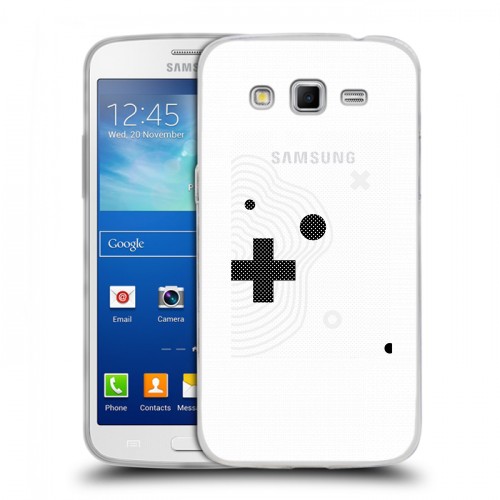 Полупрозрачный дизайнерский пластиковый чехол для Samsung Galaxy Grand 2 Абстракции 1