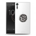 Полупрозрачный дизайнерский пластиковый чехол для Sony Xperia XZs Абстракции 5