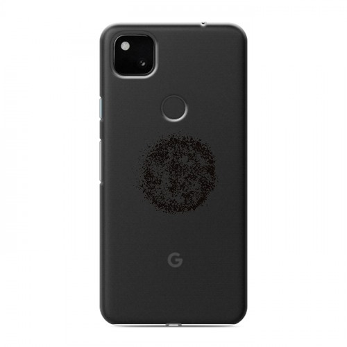 Полупрозрачный дизайнерский пластиковый чехол для Google Pixel 4a Абстракции 5