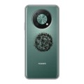 Полупрозрачный дизайнерский пластиковый чехол для Huawei Nova Y90 Абстракции 5