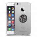 Полупрозрачный дизайнерский силиконовый чехол для Iphone 6 Plus/6s Plus Абстракции 5