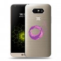 Полупрозрачный дизайнерский пластиковый чехол для LG G5 Абстракции 5