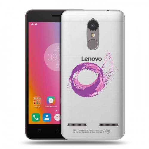 Полупрозрачный дизайнерский силиконовый чехол для Lenovo K6 Абстракции 5