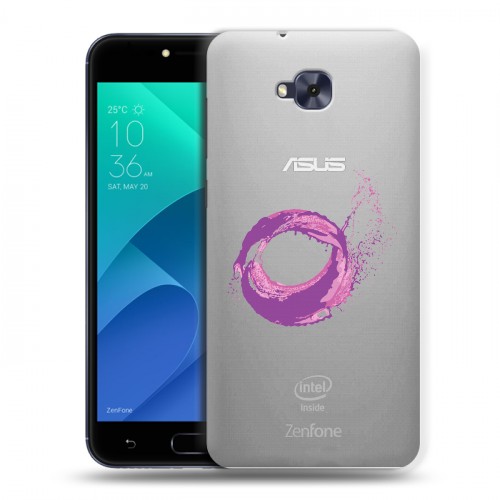 Полупрозрачный дизайнерский пластиковый чехол для ASUS ZenFone 4 Selfie Абстракции 5