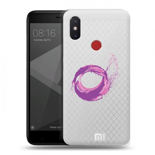 Полупрозрачный дизайнерский пластиковый чехол для Xiaomi Mi8 SE Абстракции 5