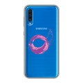 Полупрозрачный дизайнерский пластиковый чехол для Samsung Galaxy A50 Абстракции 5