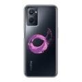 Полупрозрачный дизайнерский пластиковый чехол для Realme 9i Абстракции 5