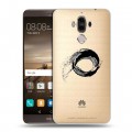 Полупрозрачный дизайнерский пластиковый чехол для Huawei Mate 9 Абстракции 5