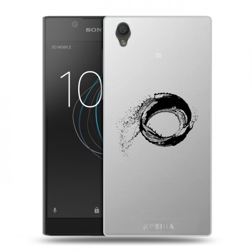 Полупрозрачный дизайнерский пластиковый чехол для Sony Xperia L1 Абстракции 5