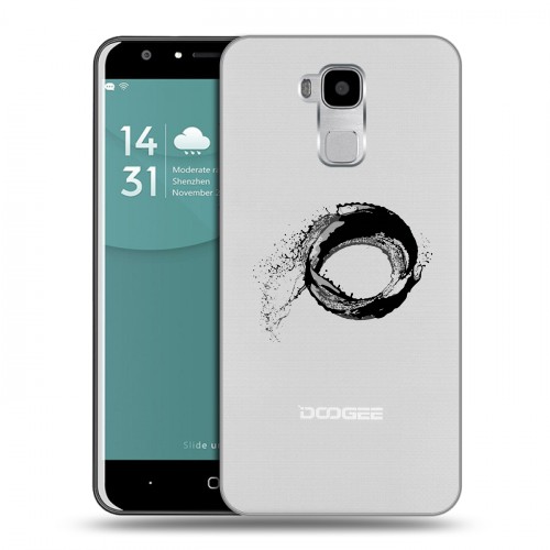 Полупрозрачный дизайнерский пластиковый чехол для Doogee Y6 Абстракции 5