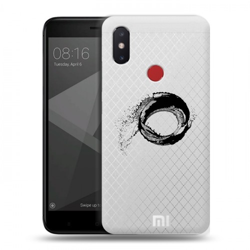 Полупрозрачный дизайнерский силиконовый чехол для Xiaomi Mi8 SE Абстракции 5