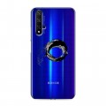 Полупрозрачный дизайнерский пластиковый чехол для Huawei Honor 20 Абстракции 5