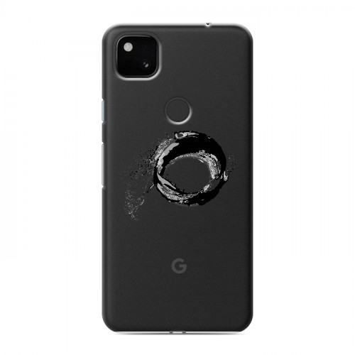 Полупрозрачный дизайнерский пластиковый чехол для Google Pixel 4a Абстракции 5