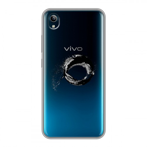 Полупрозрачный дизайнерский силиконовый чехол для Vivo Y91C Абстракции 5