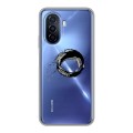 Полупрозрачный дизайнерский пластиковый чехол для Huawei Nova Y70 Абстракции 5