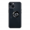 Полупрозрачный дизайнерский пластиковый чехол для Iphone 14 Абстракции 5