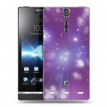 Дизайнерский пластиковый чехол для Sony Xperia S Абстракции Сияние