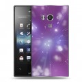 Дизайнерский пластиковый чехол для Sony Xperia acro S Абстракции Сияние