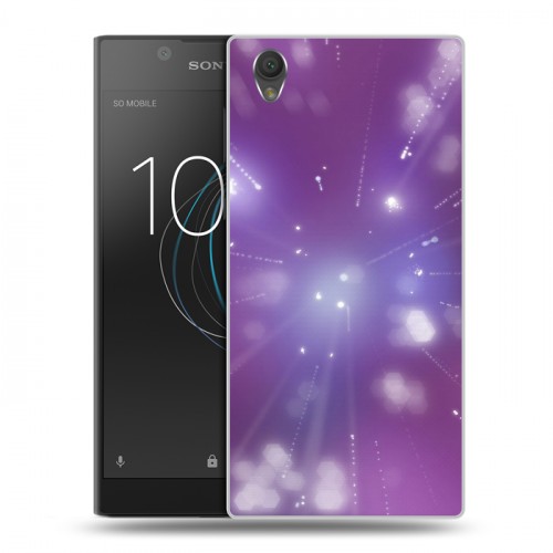 Дизайнерский пластиковый чехол для Sony Xperia L1 Абстракции Сияние