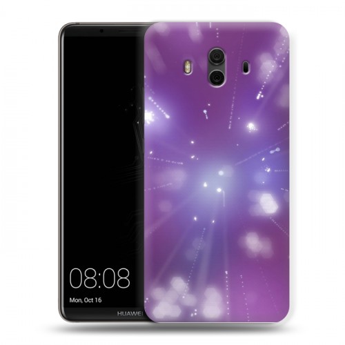 Дизайнерский пластиковый чехол для Huawei Mate 10 Абстракции Сияние