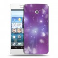 Дизайнерский пластиковый чехол для Huawei Ascend D2 Абстракции Сияние