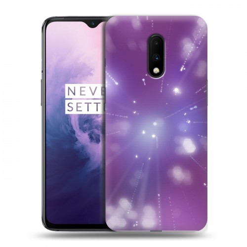 Дизайнерский пластиковый чехол для OnePlus 7 Абстракции Сияние