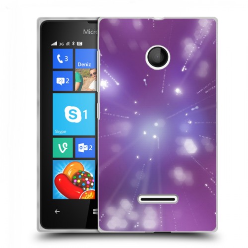 Дизайнерский пластиковый чехол для Microsoft Lumia 435 Абстракции Сияние